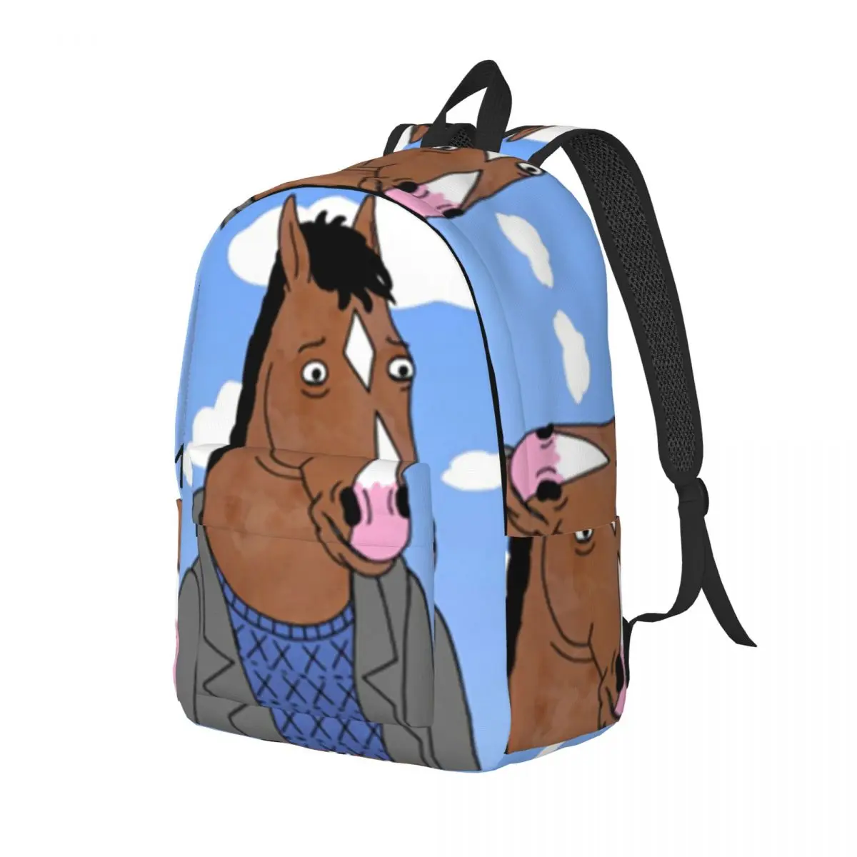 

Bojack Horseman Student Backpack School Bag Hiking Travel Daypack for Boys Girls Fashion Bookbag Shoulder Bags