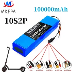 MKEPA 36V 100000mAh 36v Electric Scooter Battery Lithium Electric Scooter 500W Electric Scooter Battery 36v 10s2p Battery