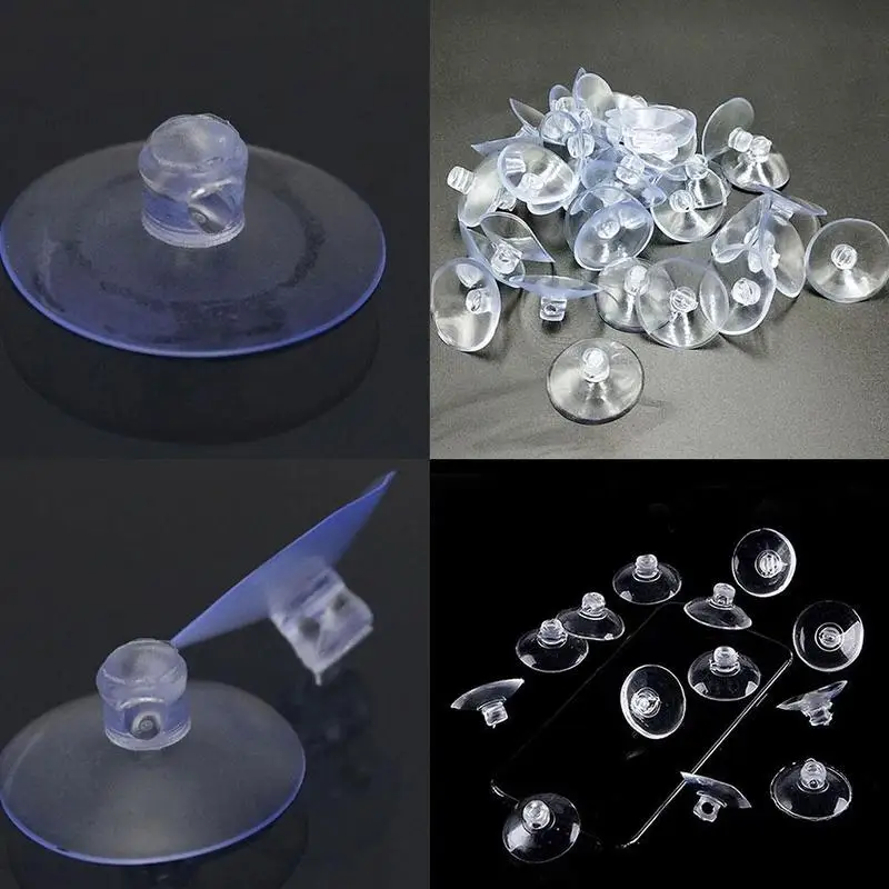 Transparent sucker hook Strong Adhesive Hook Glass Suction Cup Hook for Glass Window Decor
