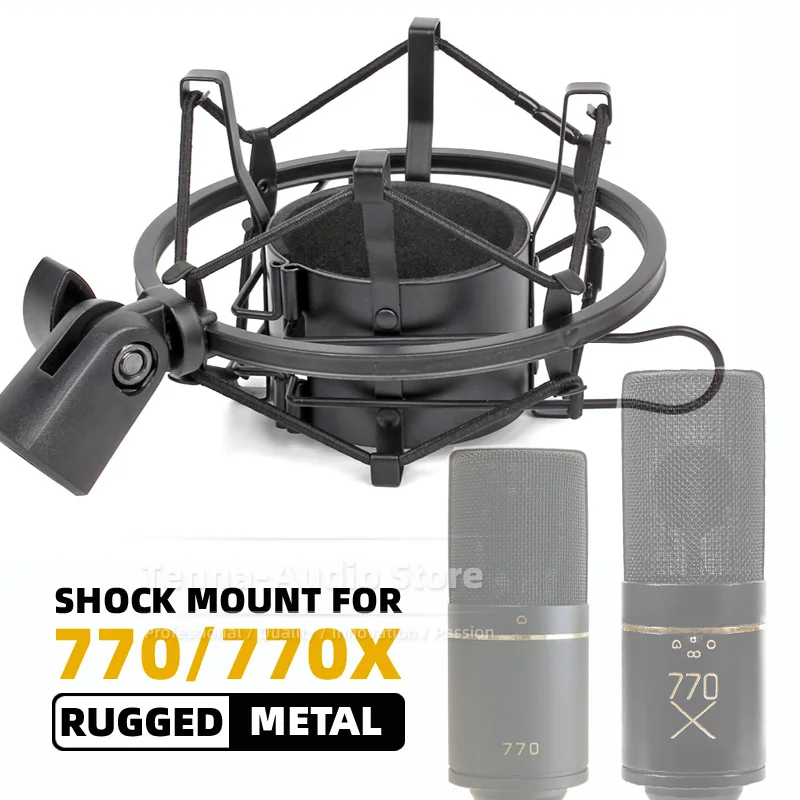 

Anti Vibration Stand Recording Shock Mount For MXL 770 & 770x X Suspension Microphone Shockproof Mic Spider Holder Shockmount