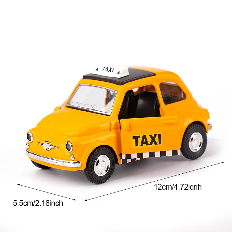 1/32 Retro Taxi Modell Auto Legierung Miniatur Spielzeug Auto Diecast Fahrzeug Sammlung Baby Spielzeug Für Kinder kinder Tag Geschenk