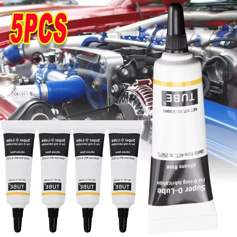 

5 Pc Waterproof Food Grade Silicone Lubricant Home Improvement Adhesives Waterproof Sealing Grease Bearing Maintenance Paste