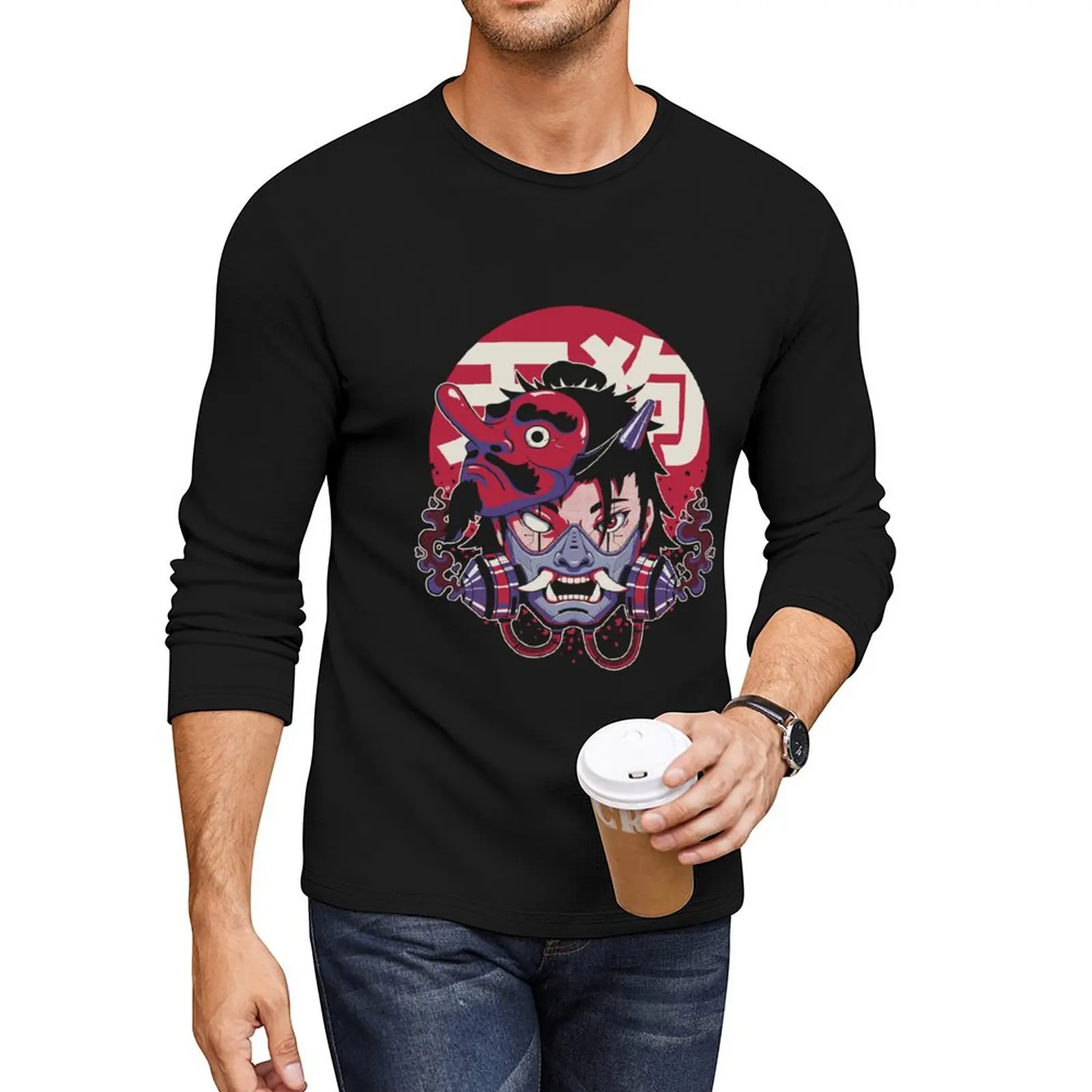 Cyber Tengu Long T-Shirt cute clothes mens clothes