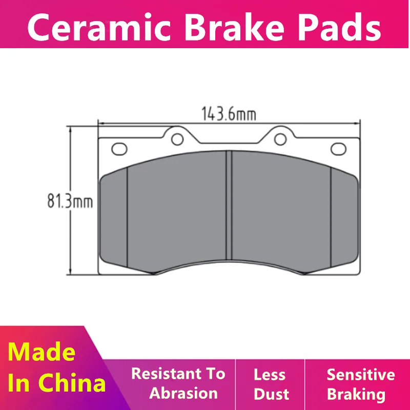 Front Brake Pads-08023 For Nissan Patrol (Y62) (2011-Present) Auto Parts  D10601LB0A  D10601LB2A  D10601LB2B