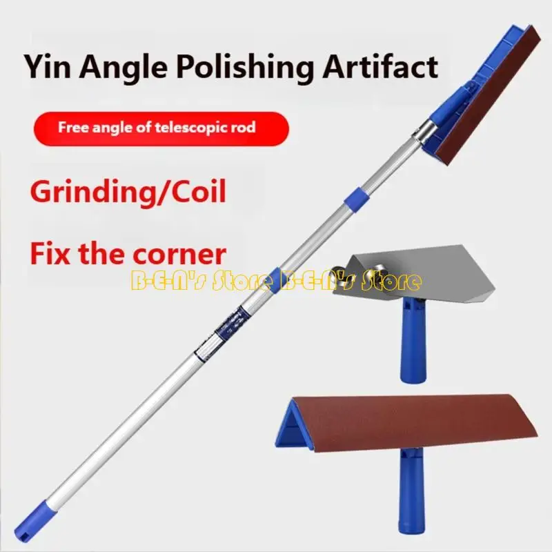 Y1AD Sandpaper Holder Wall Sander Rotatable Professional Convenient Flexible Putty