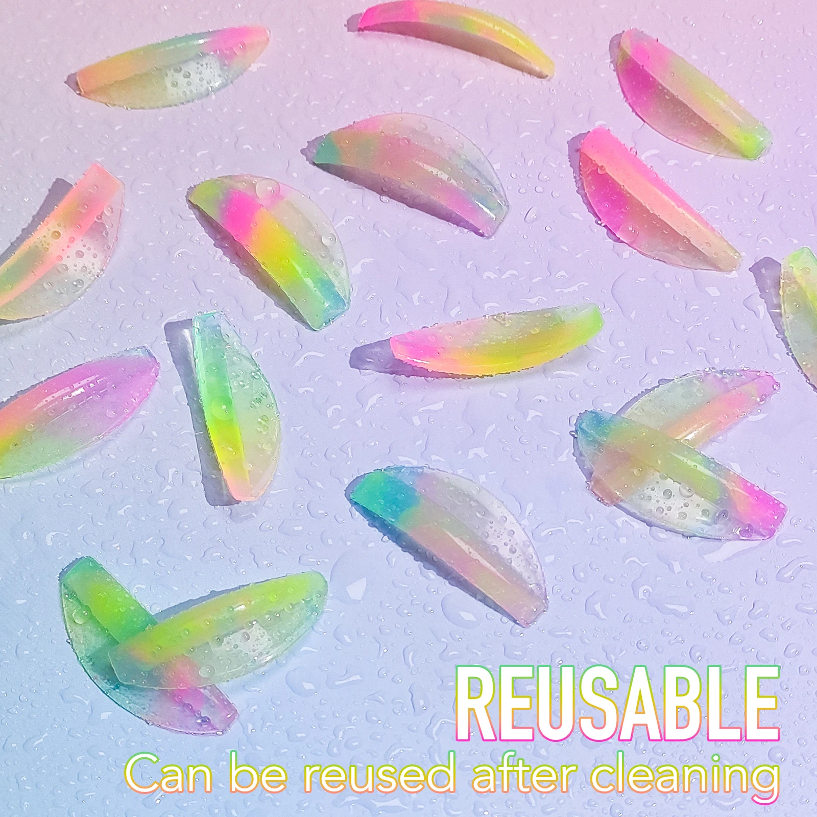 Libeauty 4 pares C Curl almohadillas para permanente de pestañas de silicona almohadillas adhesivas para levantar pestañas levantamiento 3D rizador de pestañas accesorios herramientas de maquillaje para mujeres