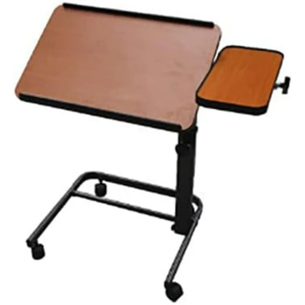 Professional Laptop Table, Tilting, Height Adjustable with Casters. Split Top for Maximum Vesatility. Folds for Easy Storage