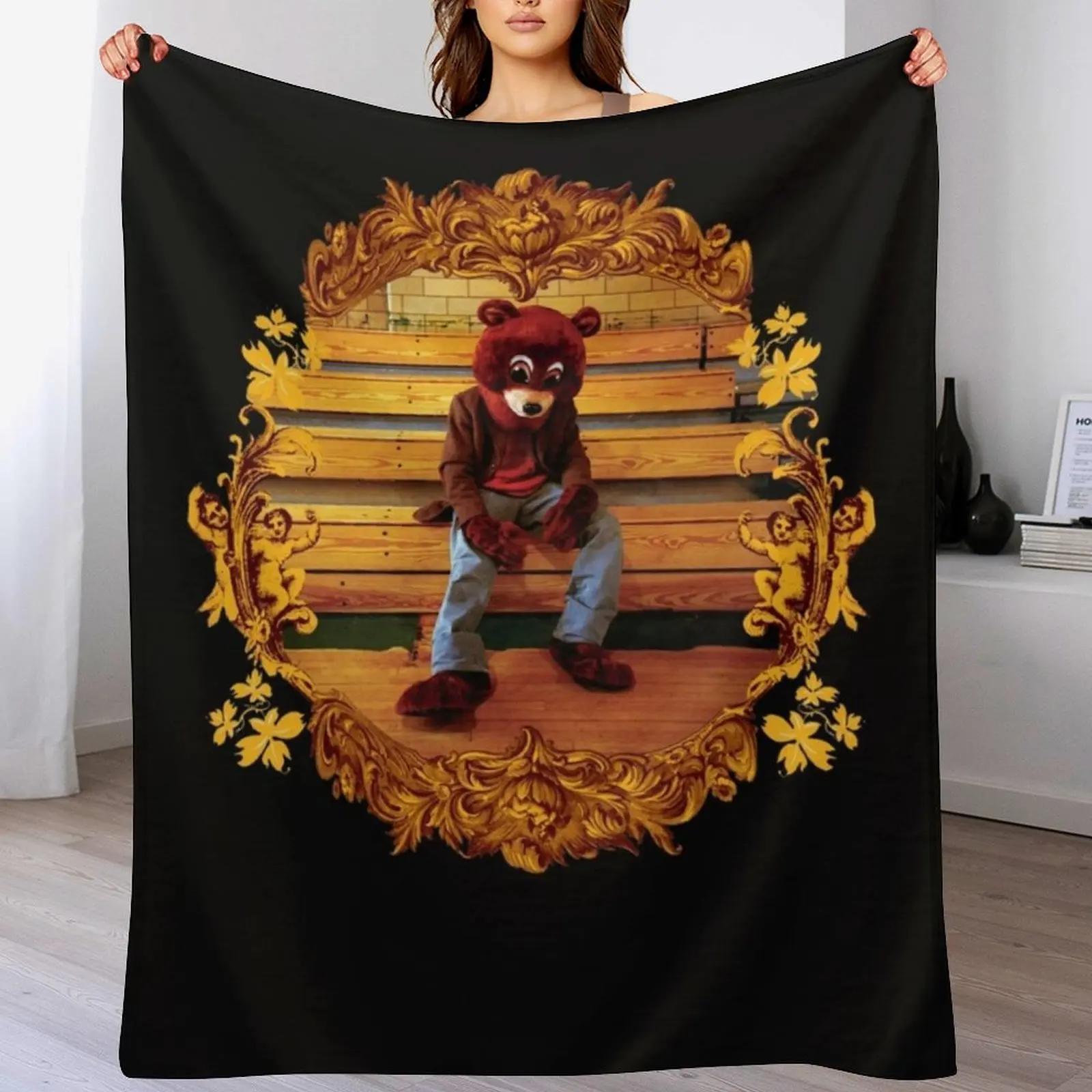 

The College Dropout Classic Throw Blanket Decorative Soft Throw Blanket for Couch Sofa