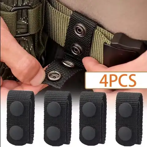 4Pcs Multi Functional Tactical Belt Double Nylon Buckle Portable Belts Equipment Outdoor Sports Accessory Fixed Buckle
