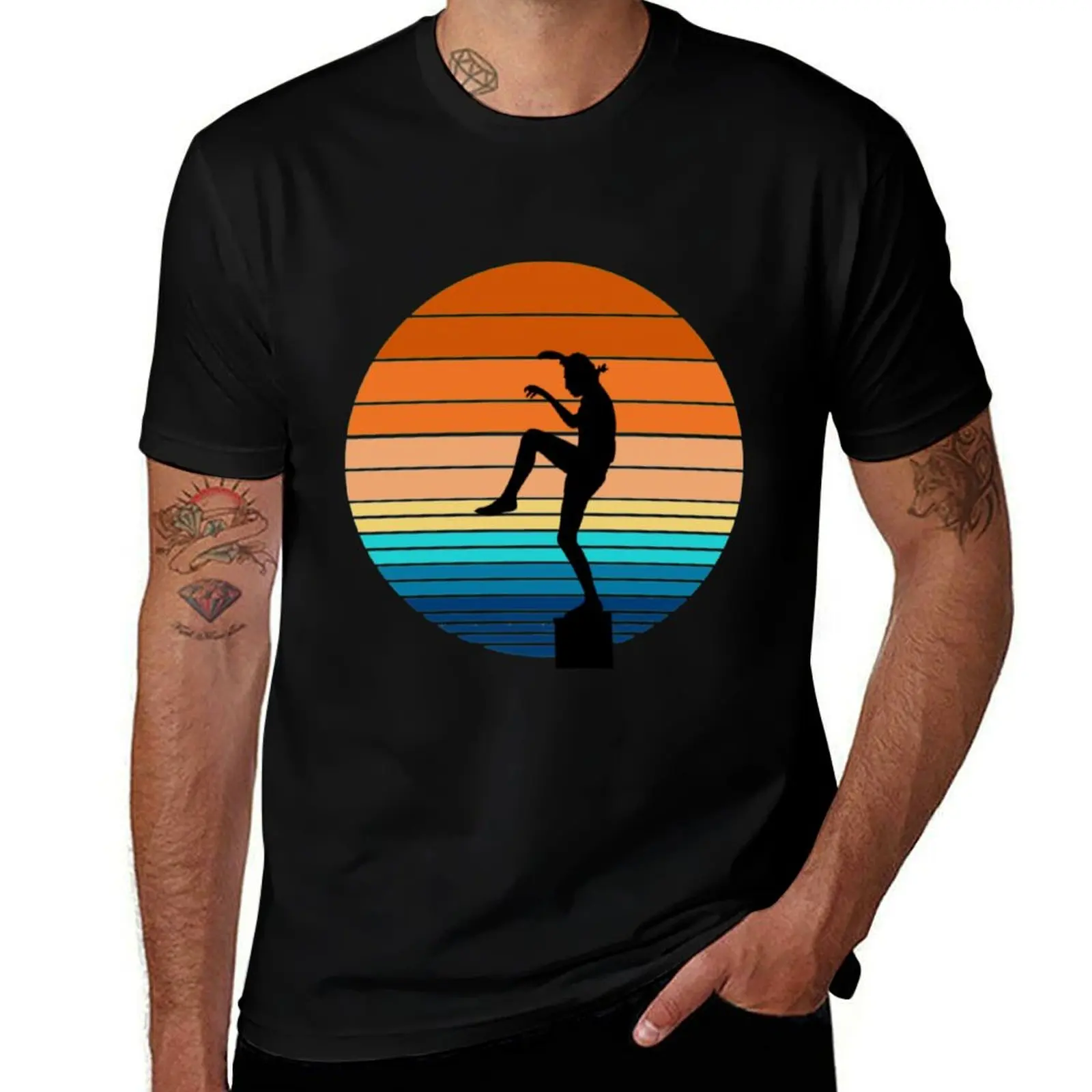 

Karate Kid Retro Sunset Karate T-Shirt blacks sweat gifts for boyfriend funny t shirts for men