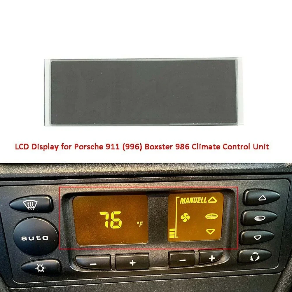 Car Heater A/C Temperature Climate Control LCD Display Screen Repair Kit For Porsche 911 (996) Boxster 986 LCD Display Screen