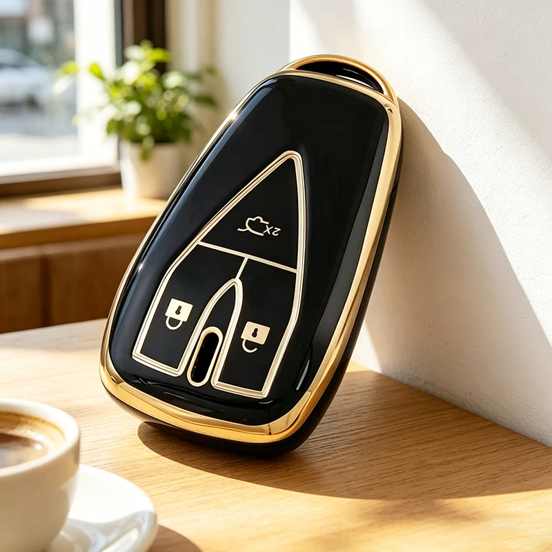 TPU Car Key Case Cover for Changan CS35PLUS CS35 Plus CS55 PLUS CS75 PLUS Eado UNI-T UNI K Oushang X5 X7 EV Auto Keychain