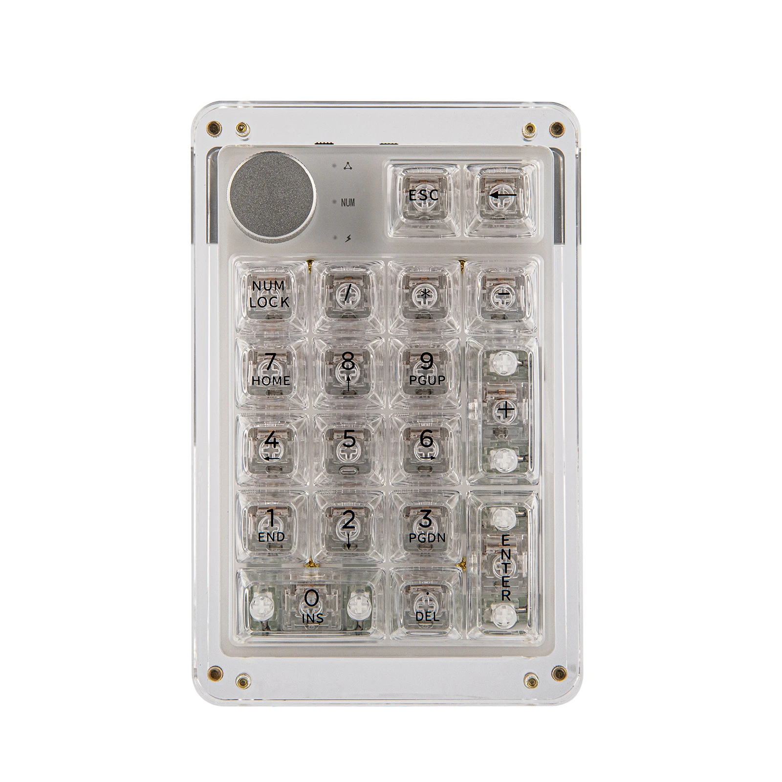 KiiBOOM Phantom 21 Hot-swappable 21 Keys Bluetooth 5.0 Wired & Wireless Mechanical Keypad South-facing RGB LEDs - Image 3