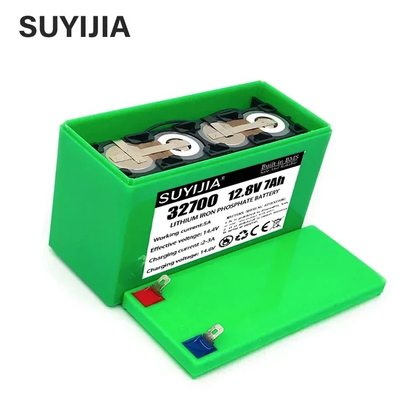 12.8V 7000mAh Lifepo4 Battery 32700 4S1P Battery Pack Electric Boats Uninterruptible Power Supply Supplies W/4S 40A Balanced BMS