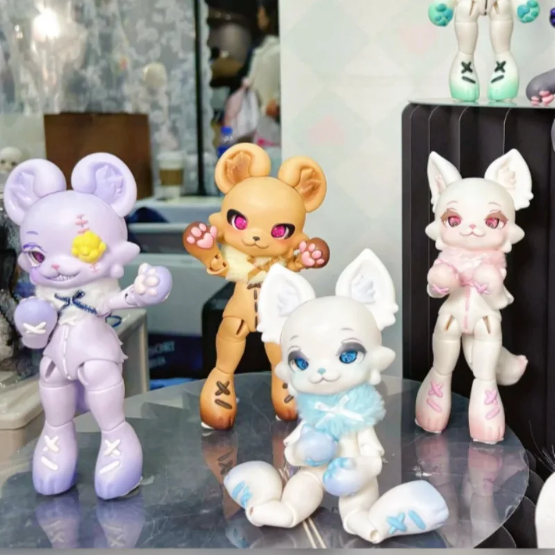 

Ufdoll 1/12 Scale Bjd Blind Box Doll Uma Beast Series Ornament Holiday Gifts Toys Cute Figure Collection