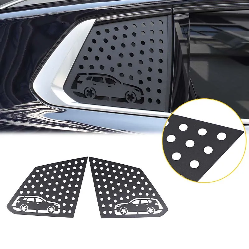 

For BMW X3 G45 2025+ Aluminum Alloy Car Rear Window Triangle Shutter Paenl Decoration Trim Sticker Car Accessories