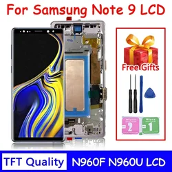 New Note9 LCD For Samsung Note9 LCD Display Touch Screen Digitizer Assembly For Samsung Note 9 N960F N960U N9600 LCD Frame