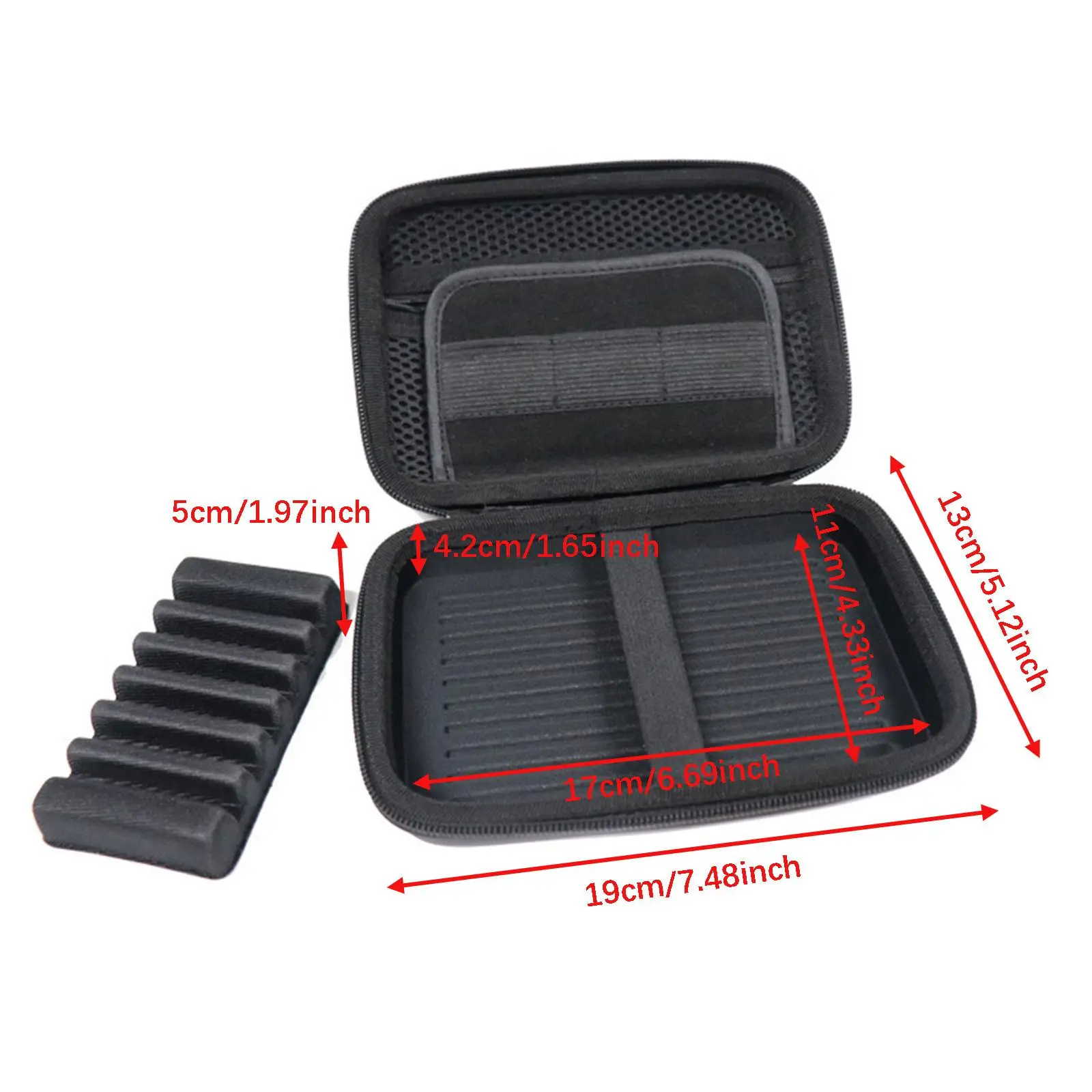 

Portable Darts Carrying Case EVA Hard Storage Bag Organizer with Compartments for Professional Darts and Accessories