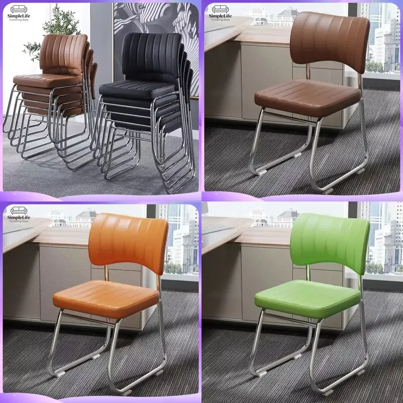 Modern Conference  Ergonomic Office Chair Metal Task Chair for Home Office Workstation Executive Desk Chair with
