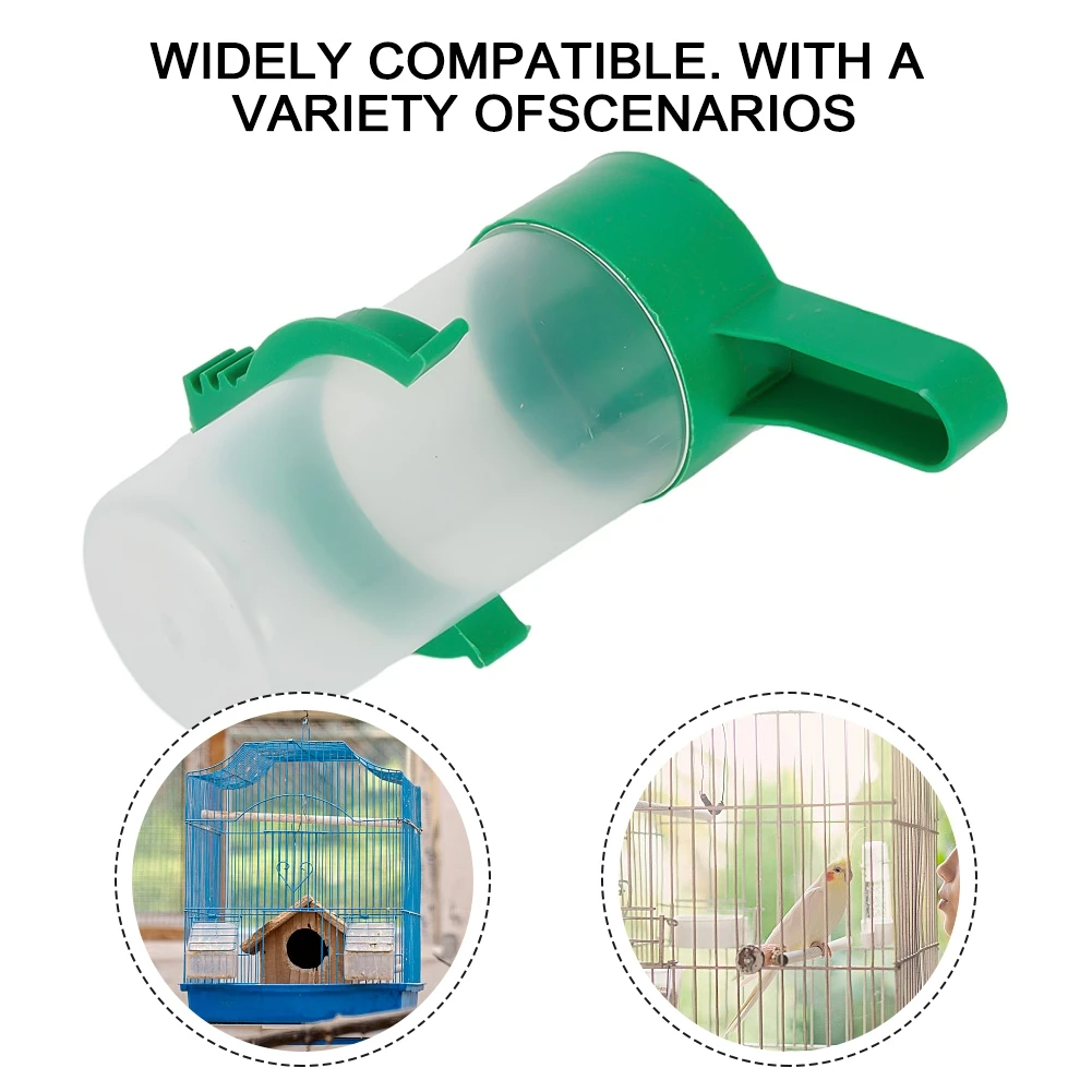 Practical Bird Feeder/Waterer, Perfect for Parrot Cockatiel Canary, Sturdy and Reliable Construction, Choose from Multiple Sizes