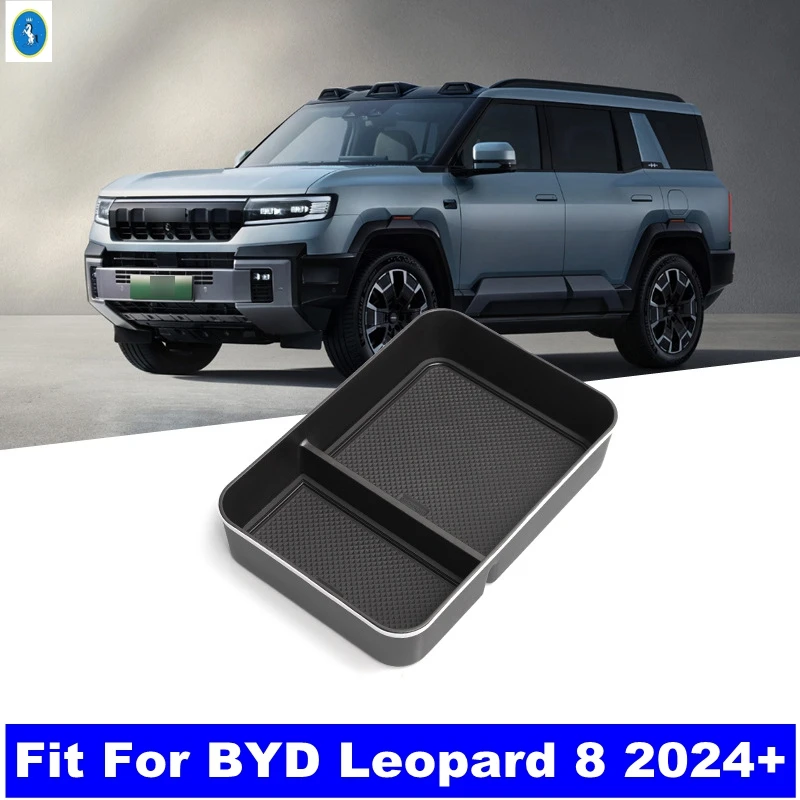 

Plastic Car Armrest Storage Box Organizer Central Bracket container tray Auto Interior Accessories For BYD Leopard 8 2024 2025