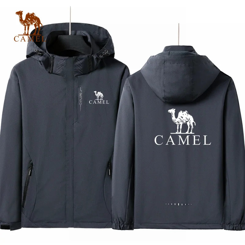 CAMEL men's three in one mountaineering jacket waterproof winter windproof outdoor warm camping jacket windproof jacket