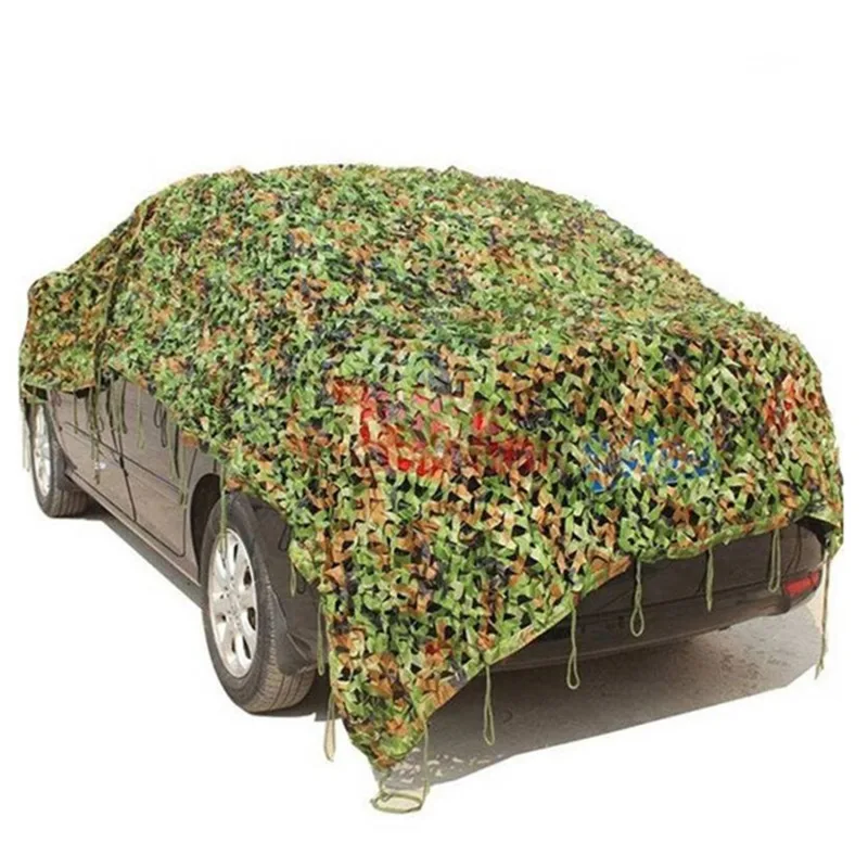 Red de camuflaje para caza, tienda de campaña para coche, toldo, malla de sombra, negro, verde, azul, Beige, protección solar para bosque, sombreado al aire libre