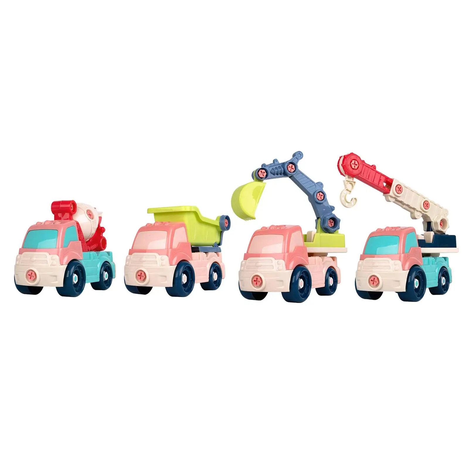 

Early Learning Education DIY Assembly & Disassembly Car Truck Engineering Excavator Kids Children Toys