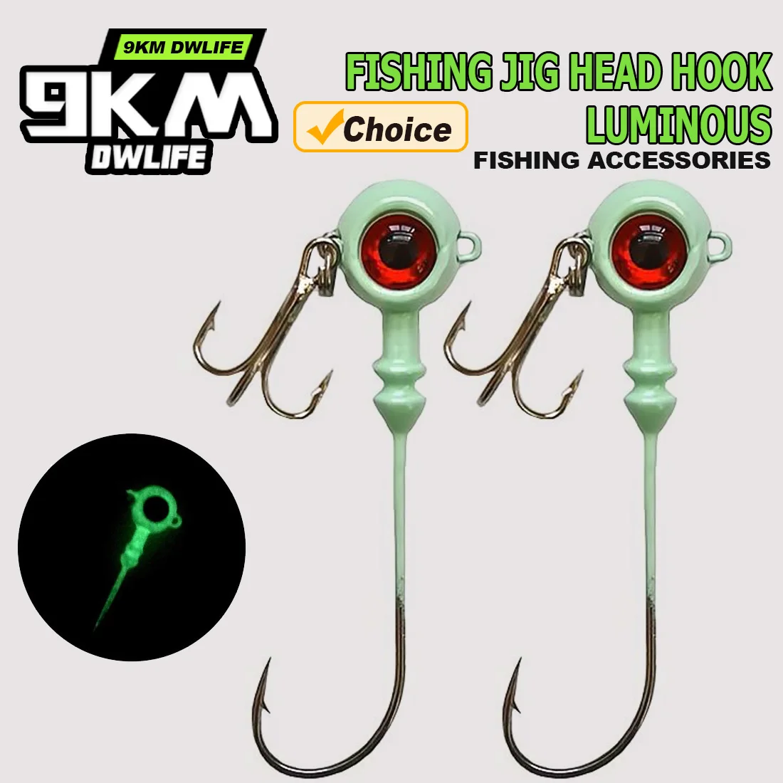 9KM Fishing Jig Hea…