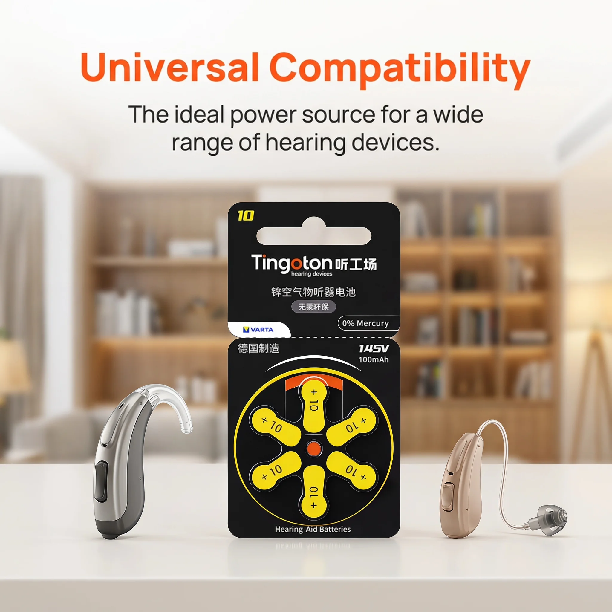30/60PCS A10 13 312 675 Zinc Air Hearing Aid Button Batteries Original Fit Widex BTE CICHearing Devices Sound Amplifier  Battery view 4