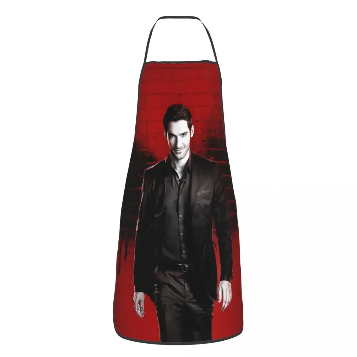 TV Show Lucifer Funny Apron Women Men Lucifer Morningstar Adult Unisex Kitchen Chef Bib Tablier Cuisine Cooking Baking Painting