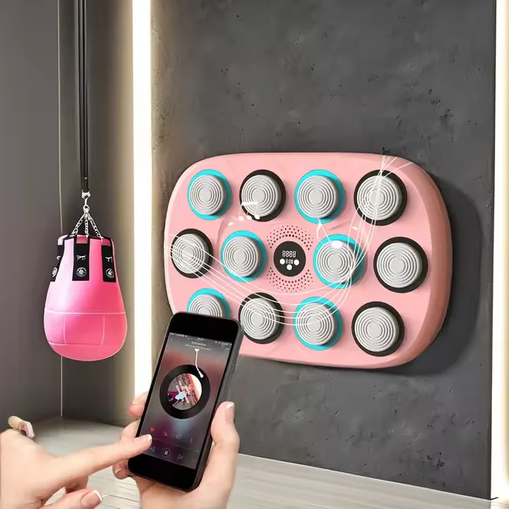 

Smart Wall-Mounted Music Boxing Trainer Machine Professional Fitness Workout Punching Target Equipment Adults Children