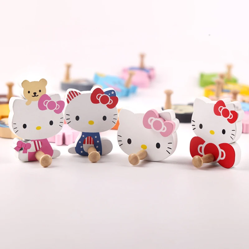 Kawaii Hello Kitty Sanrio Hook Anime Cute Student Dormitory Bedroom Kitchen Portable No Punching Required Hook Toys Girls Gifts