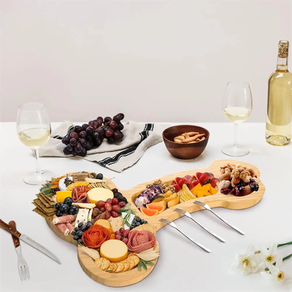 Tray Conscience Selection Solid And Practical Wooden Material Engraving Serving Plate Charcuterie Board Thickened Material