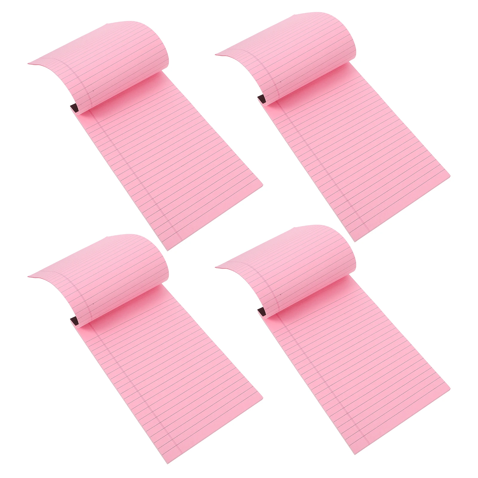 4 Pcs Legal Pad Note Books Time Plan Notepads Office Supplies Notebook Legal Memo Pad Portable Pocket Idea Tear Off Student