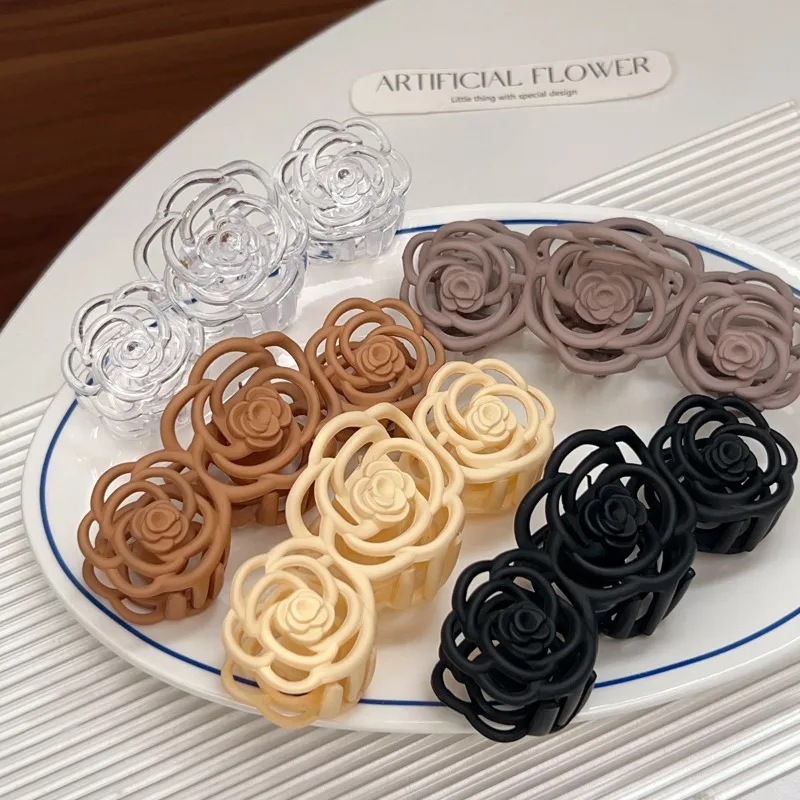 

Заколка для волос в виде цветка камелии, 1 шт., для женщин, очаровательный элегантный дизайн, модные шикарные аксессуары, стильные украшения для волос для девушек, повседневные наряды