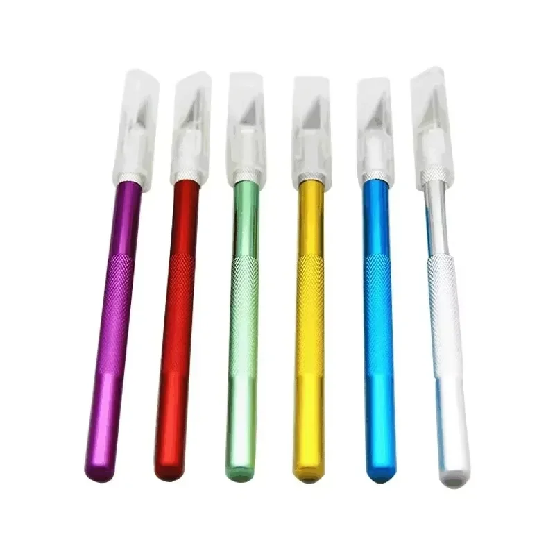 Hot Sell Hot Sale Non-slip Metal Engraving Cutter Multi-color Scalpel Pocket Knife Sculpture Caving Handle Craft Cake Decorating