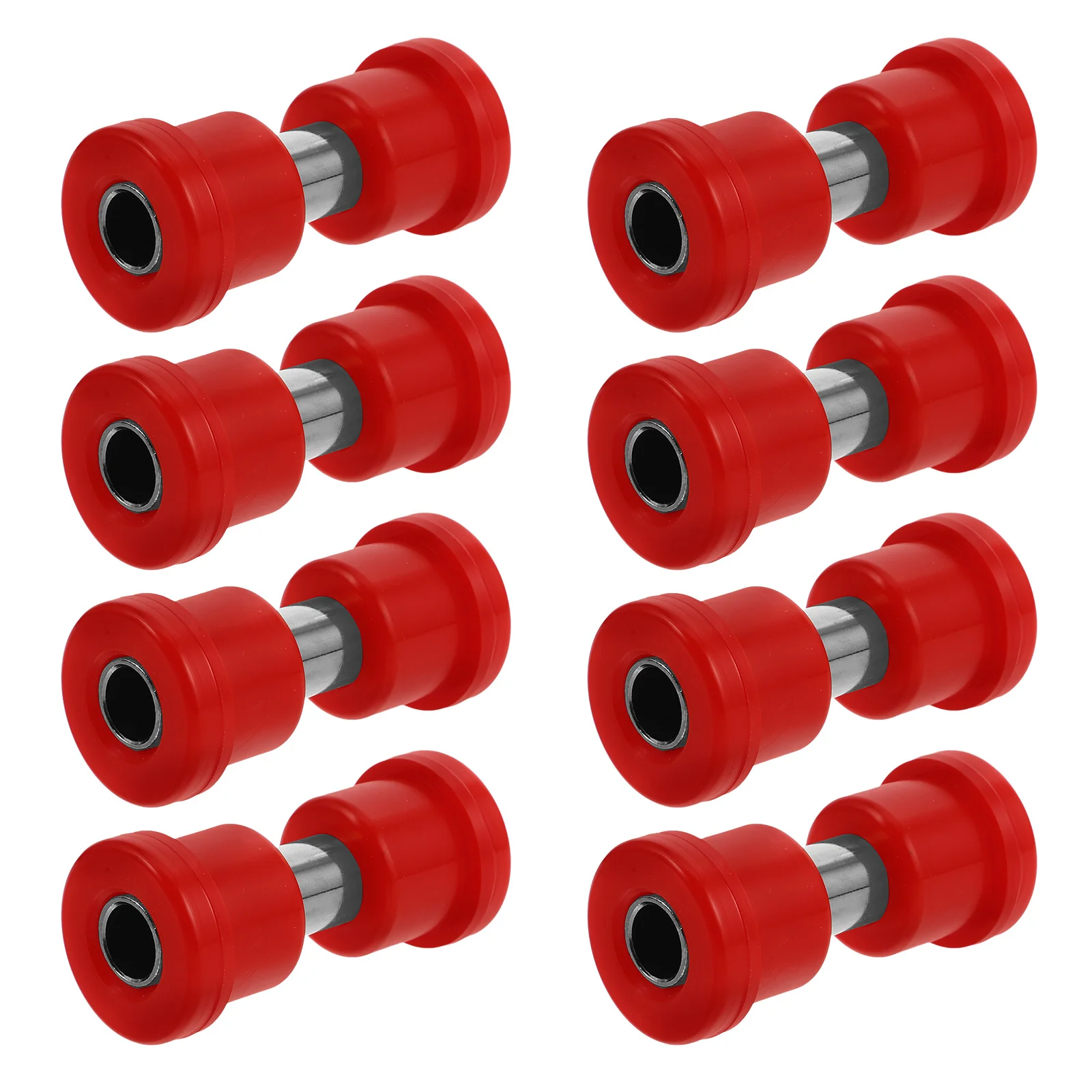 

8 шт., комплект втулок с листовой пружиной для гольф-кара для передней и задней подвески, сменные резиновые пластиковые прочные фитинги для тележки для гольфа