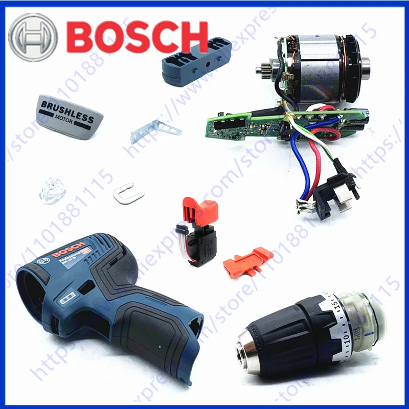 GSR 12V-35 FOR BOSCH Cordless Drill Driver Accessories Housing Switch Bit holder