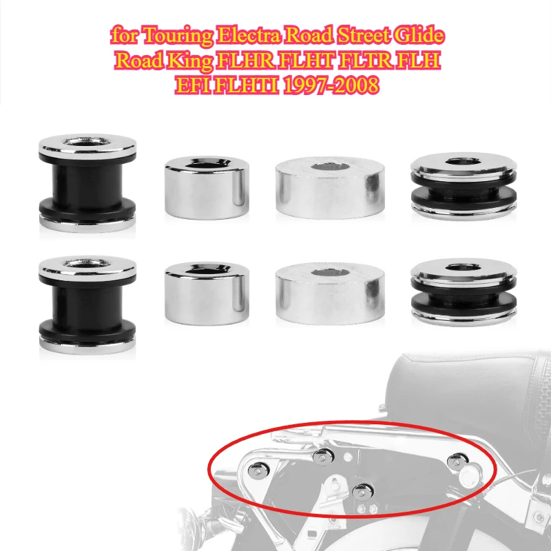 

Съемный багажник Sissy Bar, спинка, док-станция для Touring Electra Road Street Glide Road King FLTR FLH EFI FLHTI1997-2008