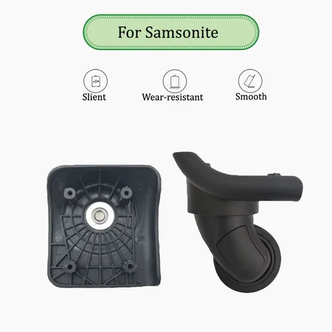 Samsonite 79 Serisi Bagaj için Evrensel Yedek Tekerlek Seti Aşınmaya Dayanıklı Sessiz Tekerlekler Dayanıklı 360 °   Döner Tekerlekler