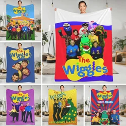 The Wiggles Soft Warm Blanket Australian Children's Music Group Plush Throw Blanket Home Decor Flannel Bedspread Sofa Bed Cover