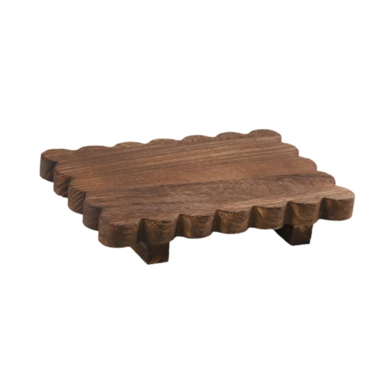 Wood Pedestal Soap Stand Creative Modern Rustic Wooden Riser Stand Soap Tray Counter Decoration for Plant Soap Bottles Home Sink