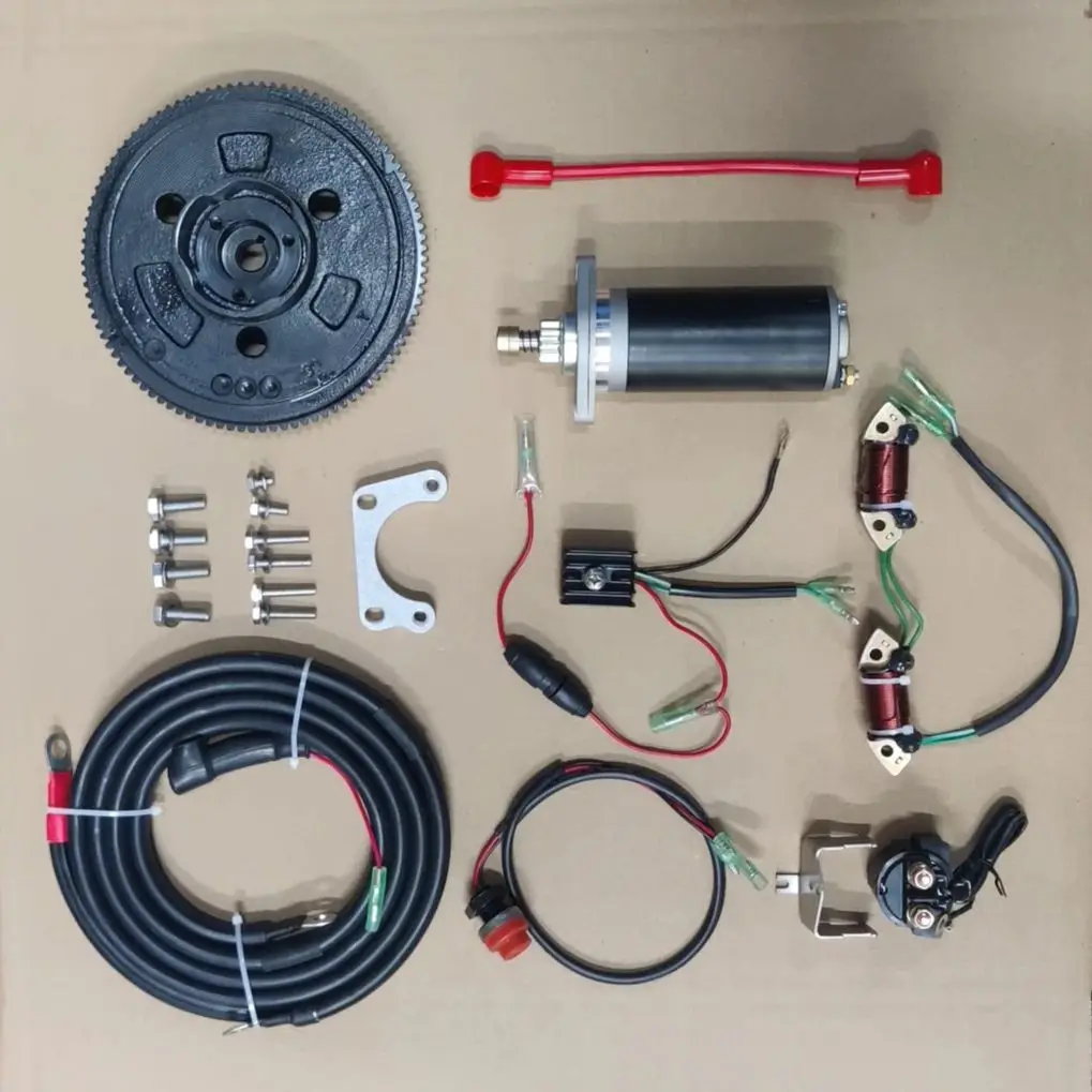 

КОМПЛЕКТ ЭЛЕКТРИЧЕСКИХ СТАРТОВ ДЛЯ ВЫХОДНОГО МОТОРА MERCURY TOHATSU 9,8 л.с., 9,9 л.с., 12 л.с., 4-Х ТАКТОВЫЙ