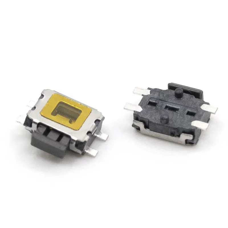10pcs Momentary reset Tactile Tact Push Button Switch Phone Side Push Switch 3.5 *4.7*1.67mm 4 Pin SMD 4.7 x 3.5 x 1.67mm