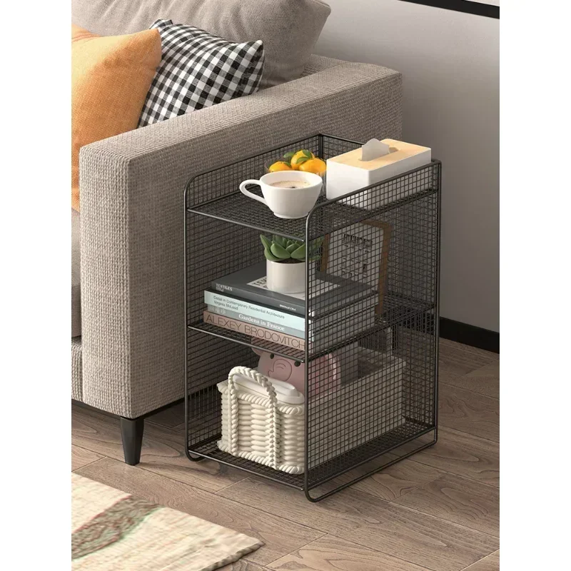 Nordic Iron Side Table for Bedroom Scratch Resistant Durable Build Premium Quality Non-Slip Feet Reliable Performance