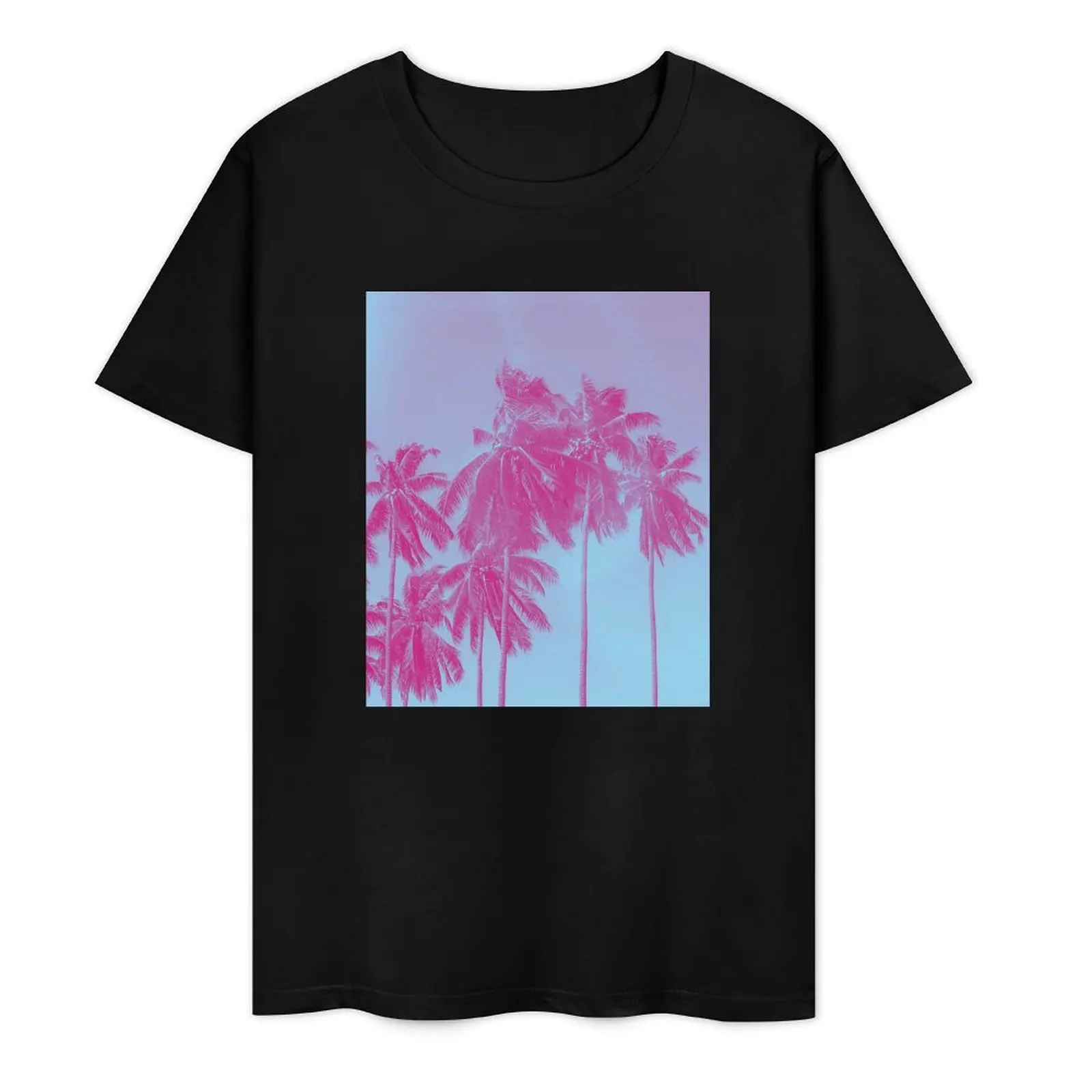 Vaporwave Palm Trees Skies T-Shirt man clothes cute clothes plain mens workout shirts