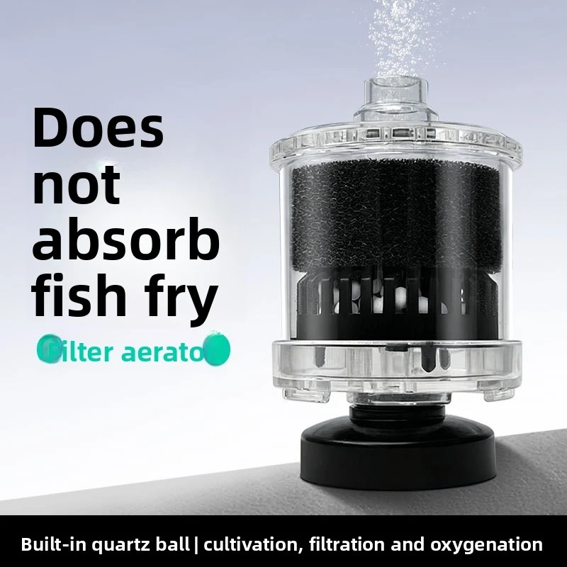

3-in-1 Quiet Sponge Filter - Bio Filter & Oxygen Pump for Nano Aquarium, for Betta Shrimp Guppy, Ultra Silent