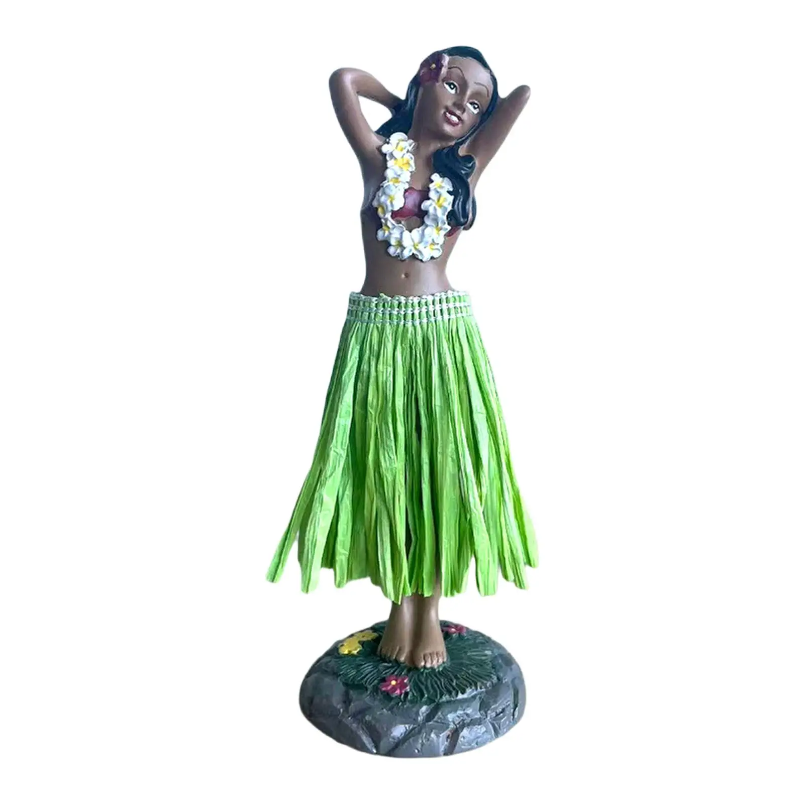Hawaii Hula Girl Dashboard Doll Traditional Collection Multipurpose Ornament for