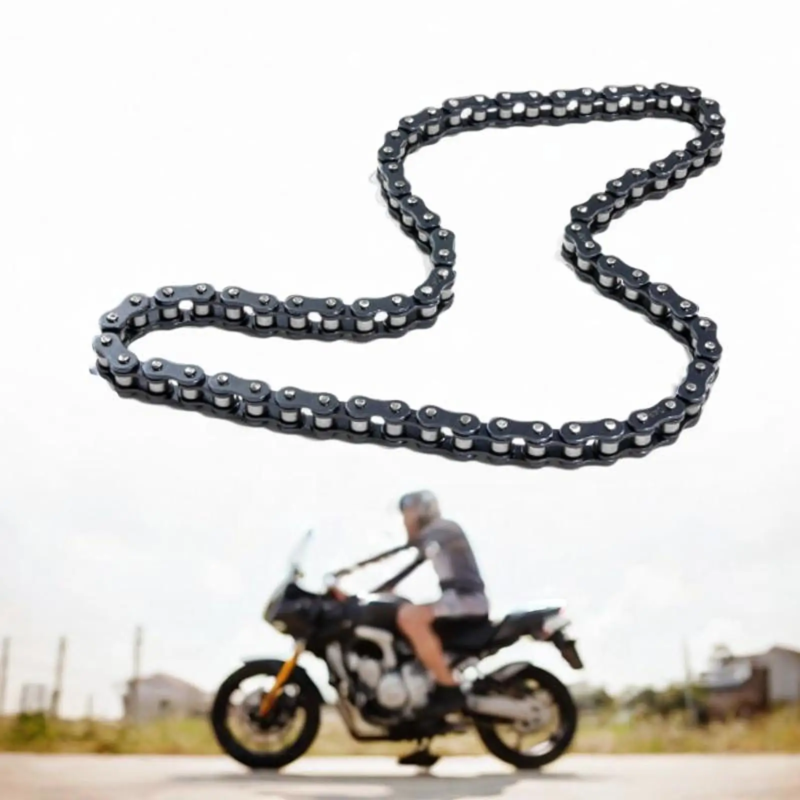 Chaîne de moto RC à échelle 1/4, fixation légère, Installation facile, 70 rouleaux, pièces de rechange pour moto électrique
